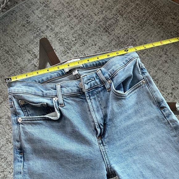 Agolde Toni Mid Rise new Straight in Daylight Jeans Sz 25 - Picture 6 of 13
